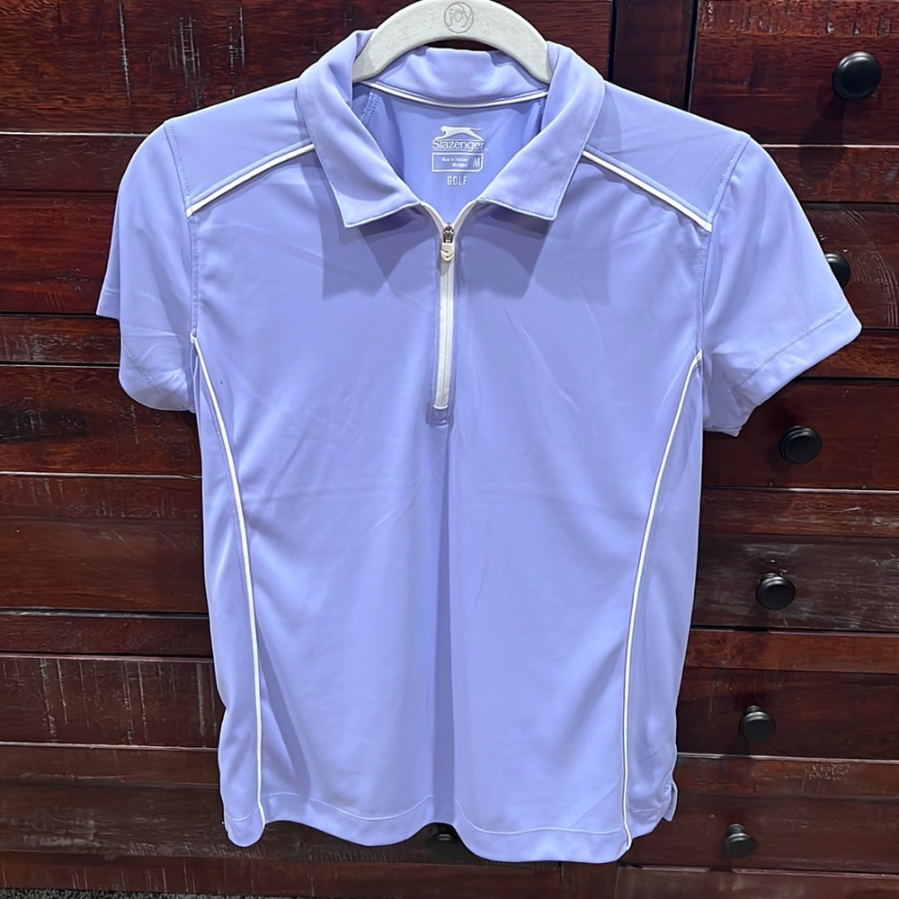 Slazenger Ladies 1/4 Zip Golf Polo ⛳️ EUC